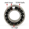 High speed cageless/full balls 608 688 ceramic ball bearing