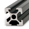 Oxidized black T V slot 2020 2040 aluminum alloy extrusion profile for linear guide rail