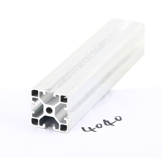 Silver color anodized aluminum profile European standard industrial aluminum profile 4040 4080 40120