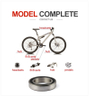 high grade Bicycle Mountain Bike Hub Tower Base Head Bowl Bearing 304114-2RS bike bearing 30*41*14mm