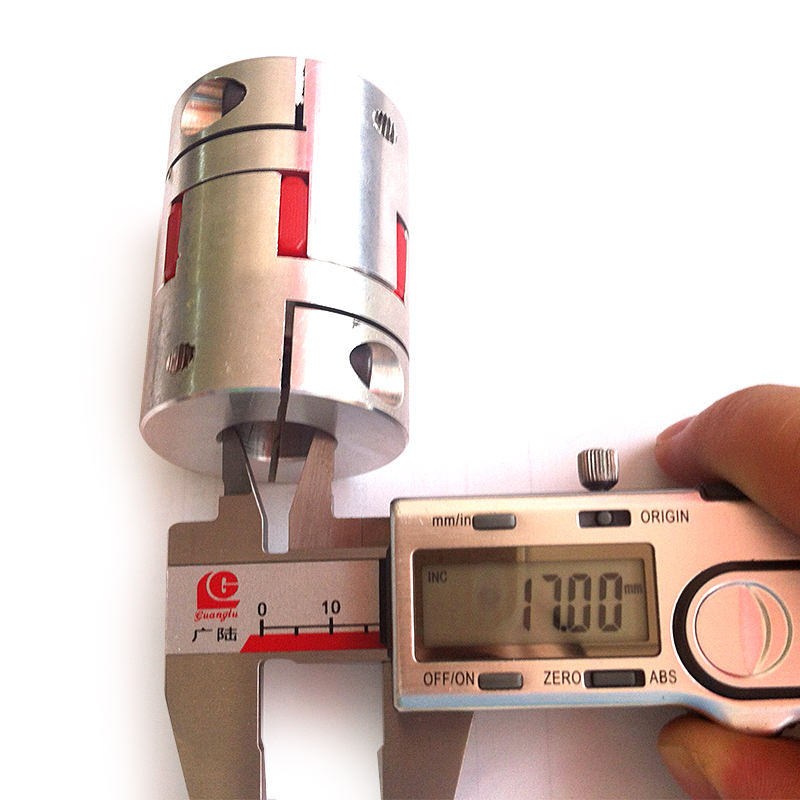 OD55 L78 red Polyurethane Flexible plum keyway coupling coupler bore size 23mm 24mm 25mm 25.4mm 26mm 27mm 28mm 28.6mm 29mm 30mm