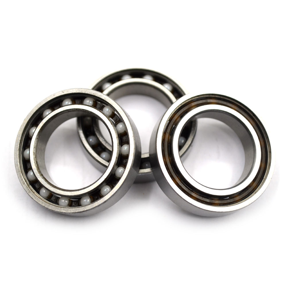 ABEC3 P6 rubber seals high speed bicycle bike chrome steel si3n4 hybrid ceramic bearing