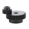 M1 1M M1 1M M1.5 1.5M module 1 1.5 Straight Steel Spur Gear Rack Pinion 18T 18 teeth