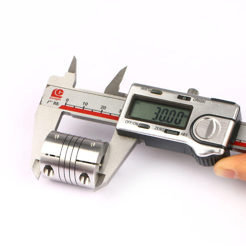 OD25 L30 Flexible coupling coupler for motor shaft and screw 5mm 6mm 6.35mm 7mm 8mm 9mm 9.5mm 10mm 11mm 12mm 12.7mm