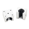 Aluminum open type liner guide rail block slider with lock wrench SBR16UU SBR16
