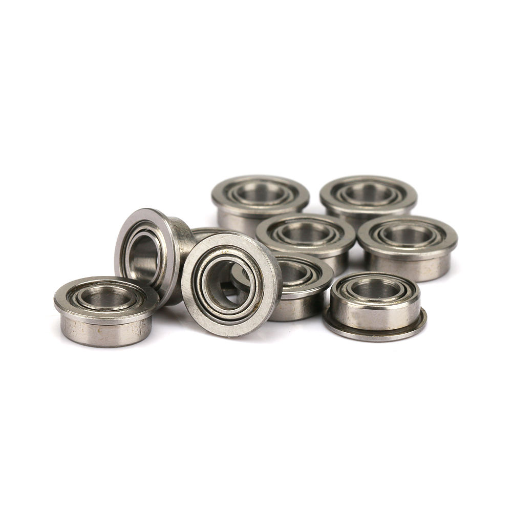 Flanged deep groove ball bearing with single rib F6000 6001 6002 6003 6004 6005 6006 6007ZZ 2RS