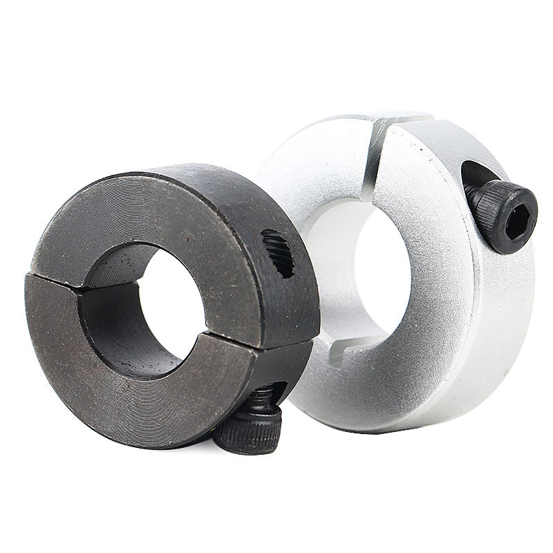 Split optical shaft retaining ring carbon steel blackened fixed collar 20*40*12mm SCSP20