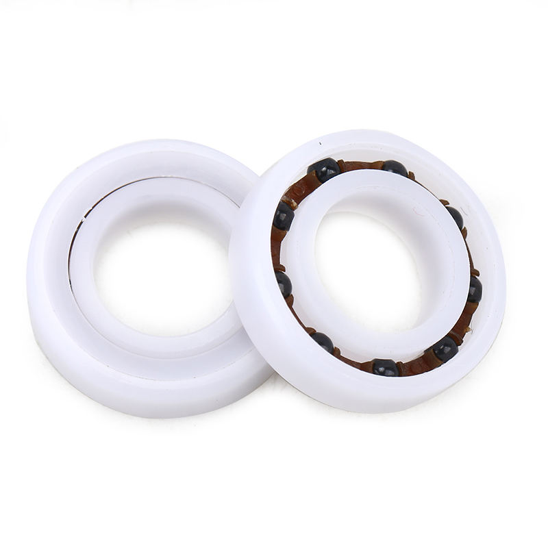 Plastic bearing Si3N4 ceramic balls 61800 2rs 6800 2rs POM bearing