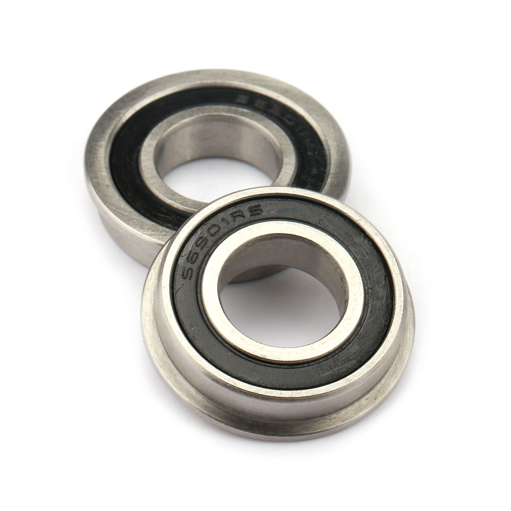 Stainless steel flange ball bearing SF6901 2RS