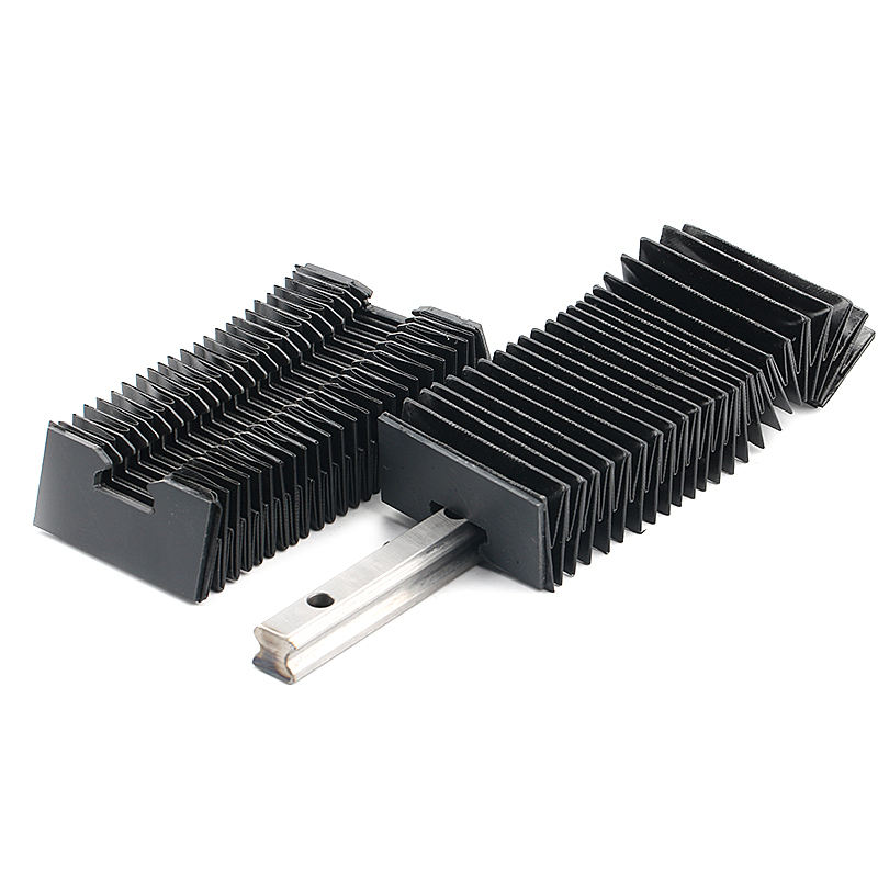 Linear Guide Rail Hgr20mm-1000/1500/2000/2500 Flexible Accodion Protective Cover Bellows Dustproof Covers Bearing Chrome Steel