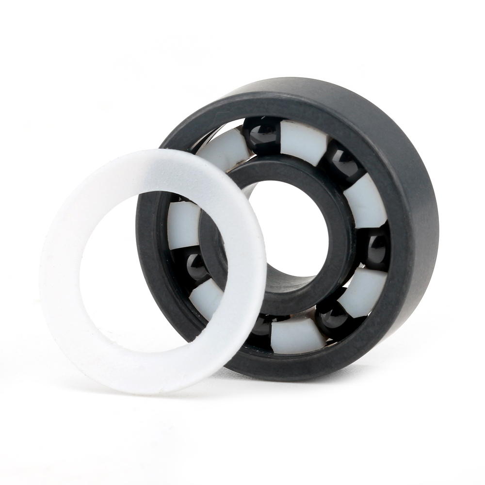 Low noise OEM 24x37x7 skateboard ceramic bearings ZrO2 Si3N4 608