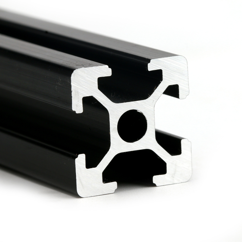 Black 2020 Extruded Aluminum T Slot Framing Systems