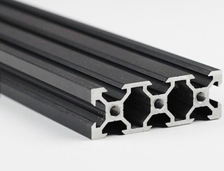  2060 v-slot (20 x 60 mm) black v systems rail