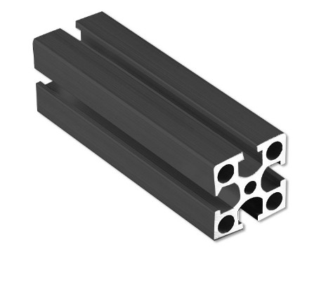 3030 black aluminum extrusion t slot profile for construction