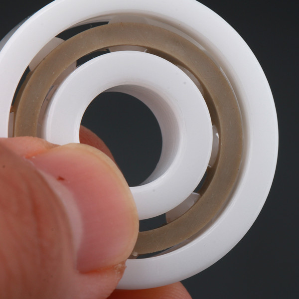 Rubber sealed 6200 Si3N4 ZrO2 ceramic ball bearing for bicycle
