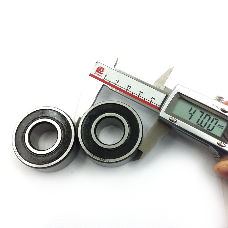 rubber sealed self-aligning ball bearing 2204 2RS