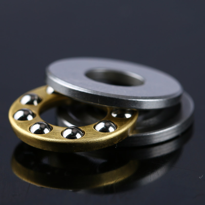 Brass cage miniature thrust ball bearing F3-8 3*8*3.5 