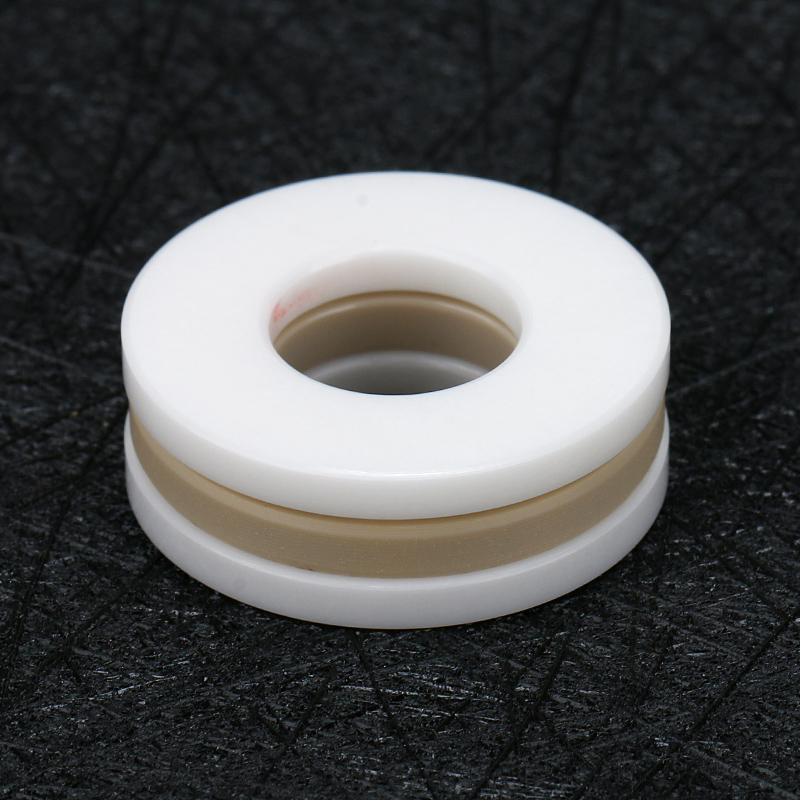PEEK Cage Full Ceramic ZrO2 Thrust Ball Bearing 51101