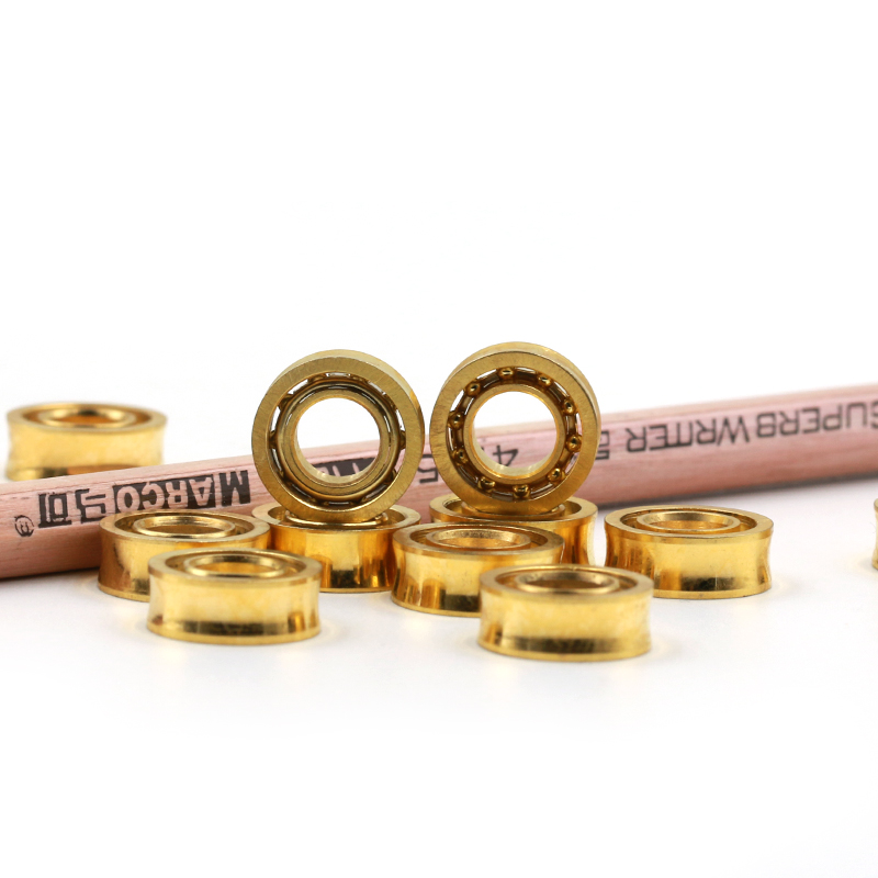 R188 6.35*12.7*4.762 YOYO gold colour U-groove ball bearing 