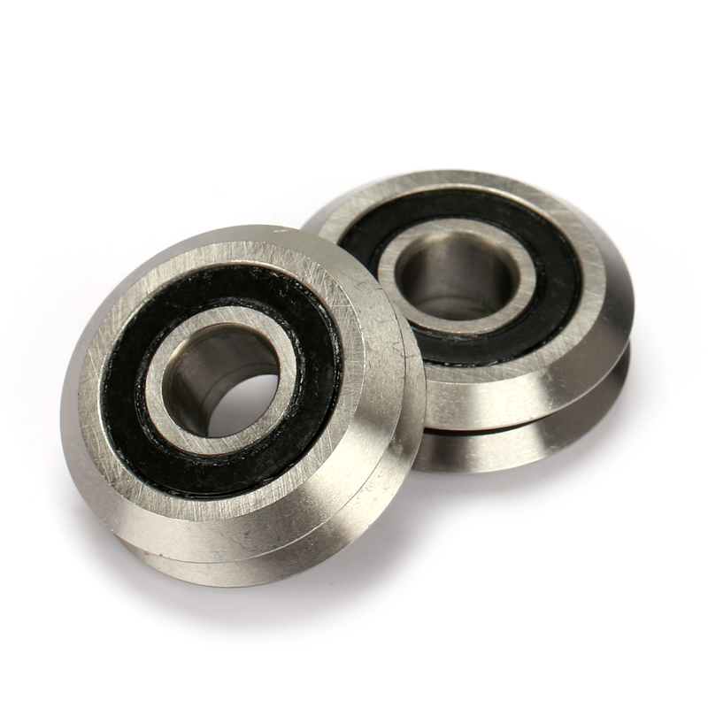 W2SSX Stainless Steel W Groove Guide Wheel track roller bearing 