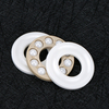 PEEK Cage Full Ceramic ZrO2 Thrust Ball Bearing 51101