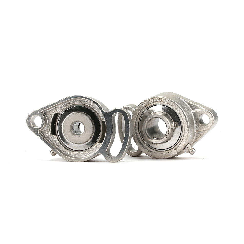 SUCFA201 Stainless Steel Cast Housing Bracket Mounted Ball Bearing 12mm Bore Size 